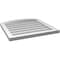 Ekena Millwork Arch Top Surface Mount PVC Gable Vent: Functional, w/ 2"W x 1-1/2"P Brickmould Frame, 24"W x 24"H GVPAR24X2402SF - alternate 5